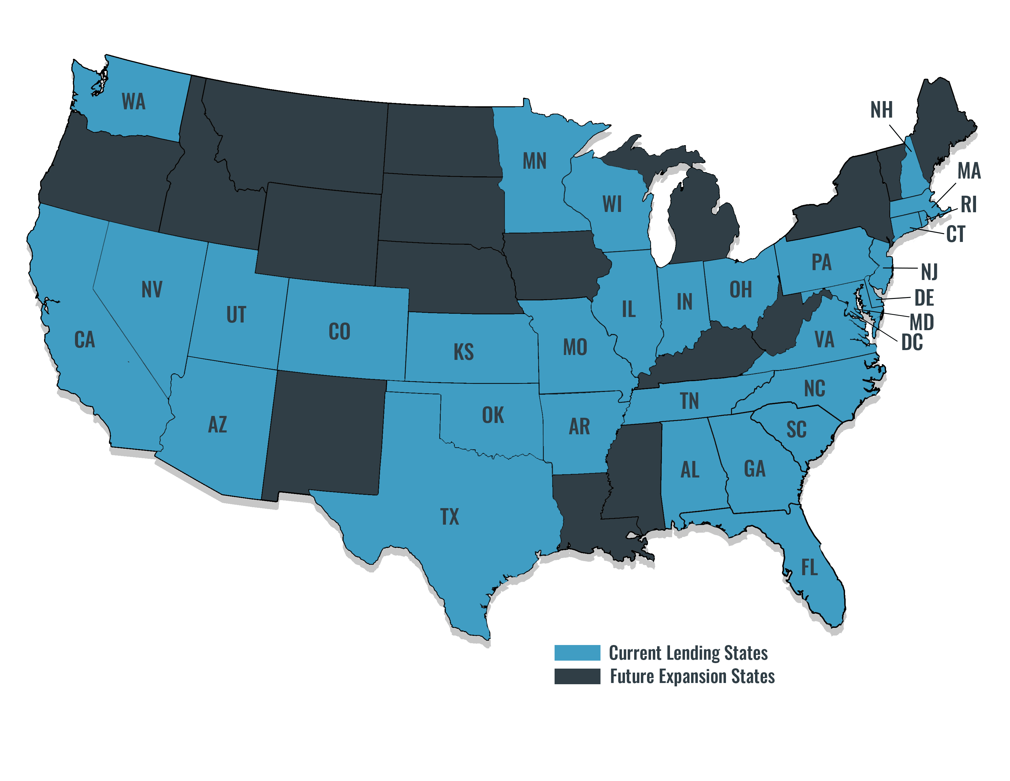 Groundfloor lending map