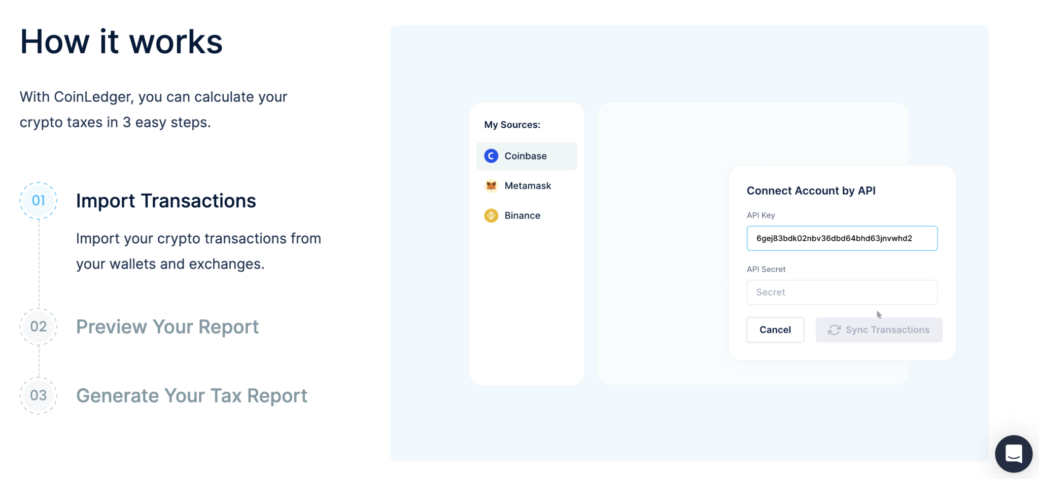 CoinLedger Review: how it works to import transactions