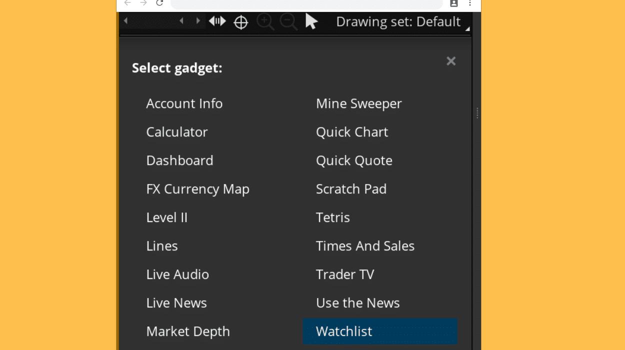 Setting Up TOS Layout